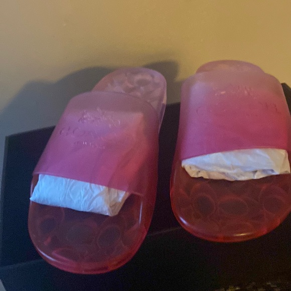 Coach Rubber Slides - Picture 1 of 5